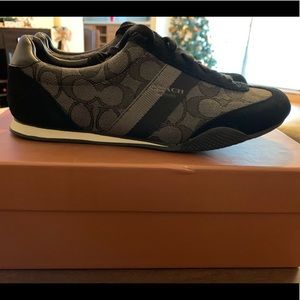 Coach Shoes- Style-Kelvin Outline Sig/Suede